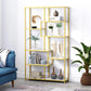 Tribesigns Bookshelf, 8-Open Shelf Etagere Bookcase Storage Organizer
