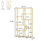 Tribesigns Bookshelf, 8-Open Shelf Etagere Bookcase Storage Organizer