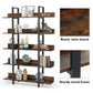 Tribesigns Triple Wide 6-Shelf Bookshelves , 6-Tier Large Etagere Bookcase