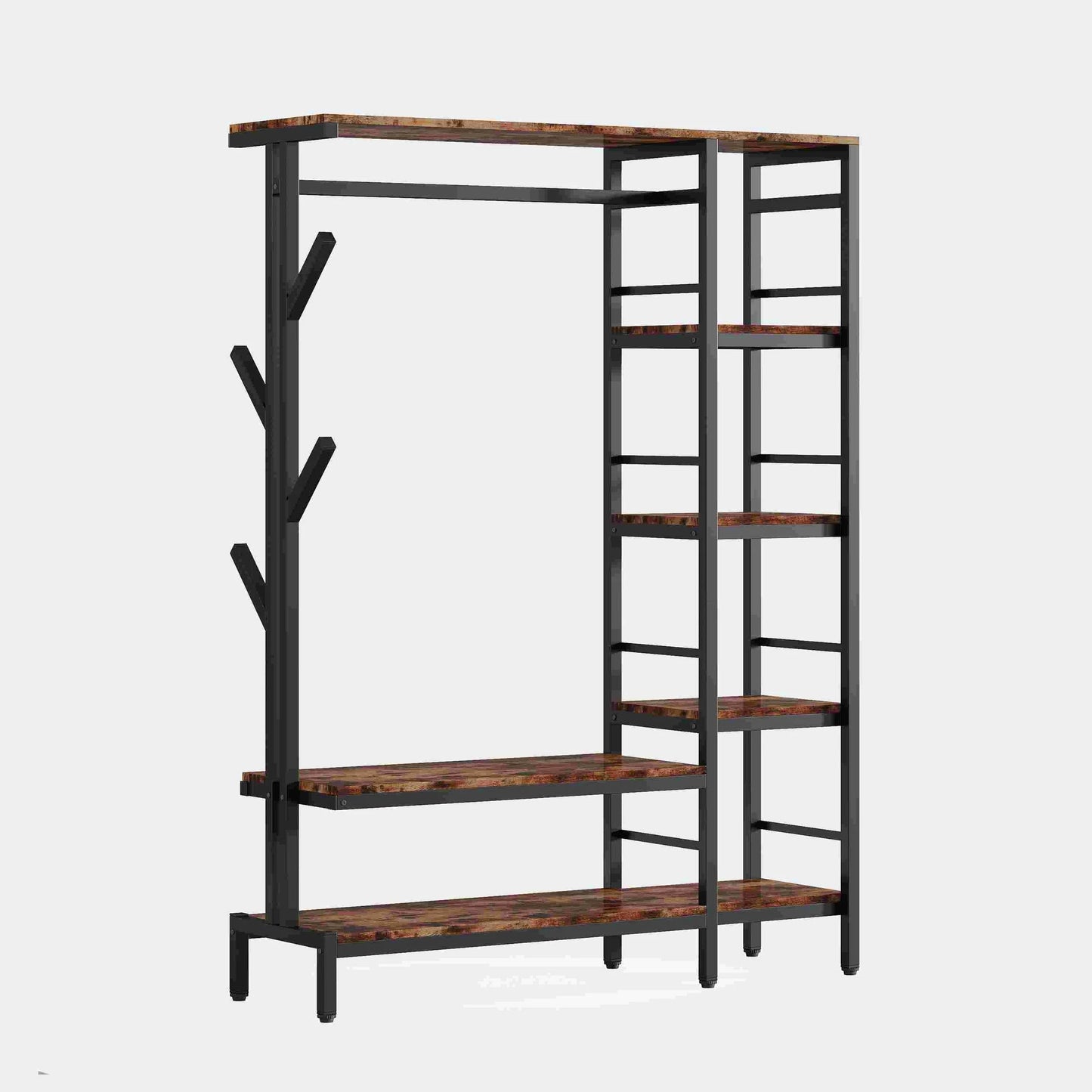 Tribesigns Freestanding Closet Organizer, Heavy Duty Clothes Shelf