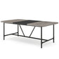 Tribesigns Dining Table, Industrial Breakfast Dinner Table for 6-8 people