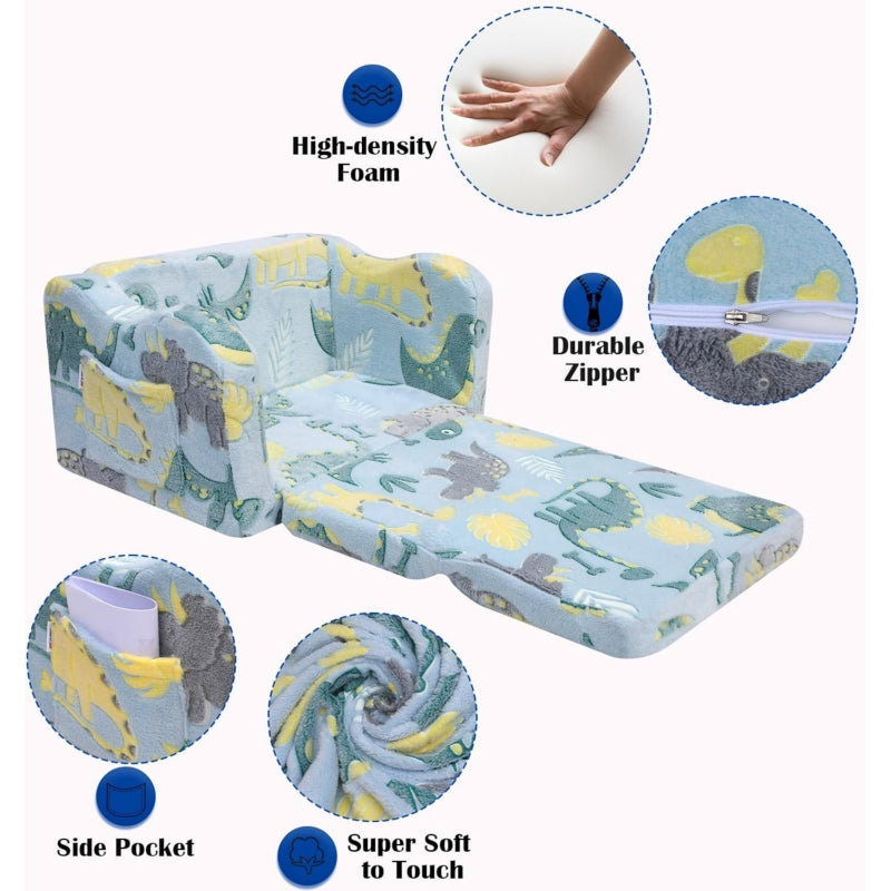 Toddler Couch - Kid Couch, Modular Kids Play Couch Set, Baby Couch, Kid Sofa Sofa Comfy, Foam Playroom Couch for Kids, Toddler Sofa That Fold Out