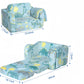 Toddler Couch - Kid Couch, Modular Kids Play Couch Set, Baby Couch, Kid Sofa Sofa Comfy, Foam Playroom Couch for Kids, Toddler Sofa That Fold Out
