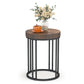 Tribesigns End Table, Modern Round Side Table, Small Nightstand