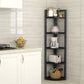 Tribesigns Corner Shelf, 5-Tier Corner Bookshelf Storage Rack Plant Stand