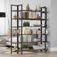 Tribesigns Triple Wide 6-Shelf Bookshelves , 6-Tier Large Etagere Bookcase