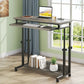 Tribesigns Height Adjustable Desk, Rolling Standing Desk Portable Desk