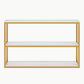 Tribesigns Console Table, Faux Marble Top 3-Tier Sofa Entryway Table