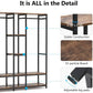 Tribesigns Freestanding Closet Organizer, Double Rod Clothes Rack