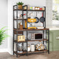 Tribesigns Kitchen Baker's Rack, 5-Tier Utility Storage Shelf with Hutch