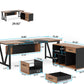 Tribesigns L-Shaped Desk, 70.8" Executive Desk with 35.4" File Cabinet