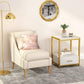 Tribesigns Nightstands, End Side Table with Drawer & Storage Shelf