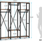 Tribesigns Freestanding Closet Organizer, Industrial 3 Rod Garment Rack