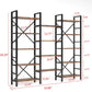 Tribesigns Bookshelf, Industrial Triple Wide 14 Shelves Etagere Bookcase