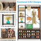 Tribesigns Coat Rack Shoe Bench, Entryway Hall Tree with Storage Shelves
