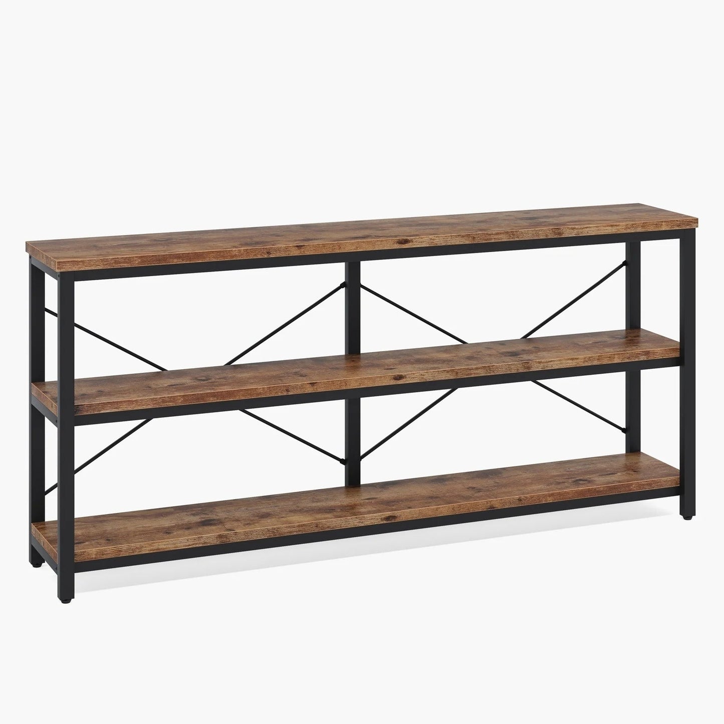 Tribesigns Sofa Table, 3 Tiers TV Stand Console Table