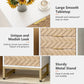 Tribesigns Nigntstand, Modern Bedside Table with 3 Drawers