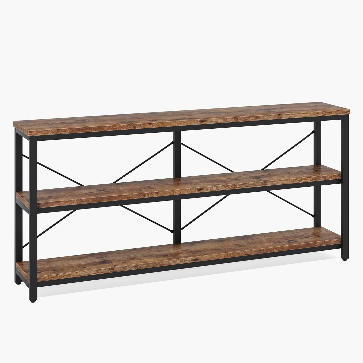 Tribesigns Sofa Table, 3 Tiers TV Stand Console Table