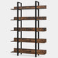 Tribesigns Triple Wide 6-Shelf Bookshelves , 6-Tier Large Etagere Bookcase