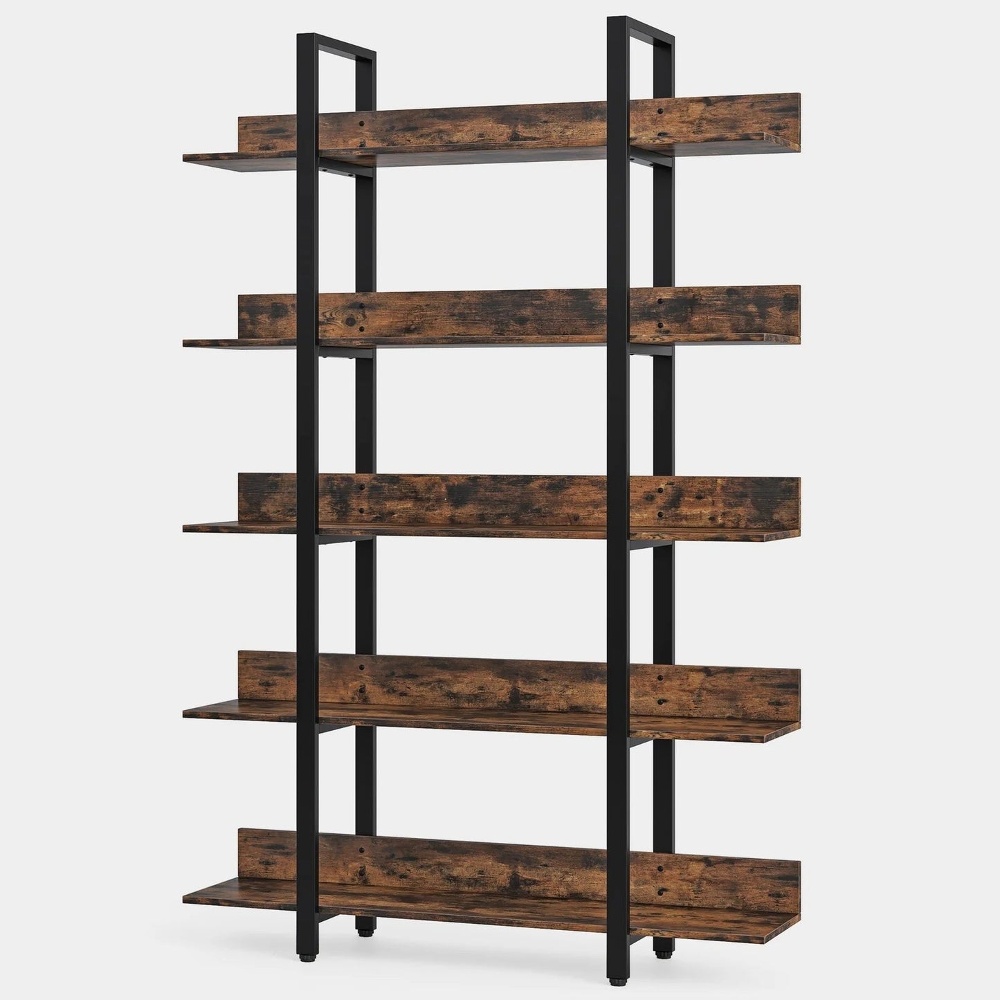 Tribesigns Triple Wide 6-Shelf Bookshelves , 6-Tier Large Etagere Bookcase