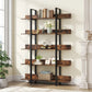 Tribesigns Triple Wide 6-Shelf Bookshelves , 6-Tier Large Etagere Bookcase