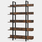 Tribesigns Triple Wide 6-Shelf Bookshelves , 6-Tier Large Etagere Bookcase