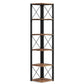 Tribesigns Corner Shelf, 70.8 Inch Tall Corner Bookshelf 6-Tier Storage Etagere