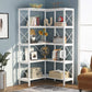 Tribesigns Corner Bookshelf, 5-Shelf Corner Etagere Bookcase, Corner Display Rack