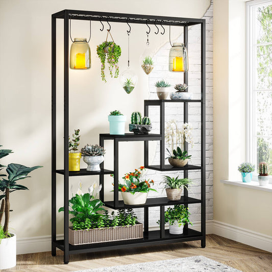 Tribesigns Plant Stand, 70.9" Plant Shelf Flower Bonsai Pots Display Rack