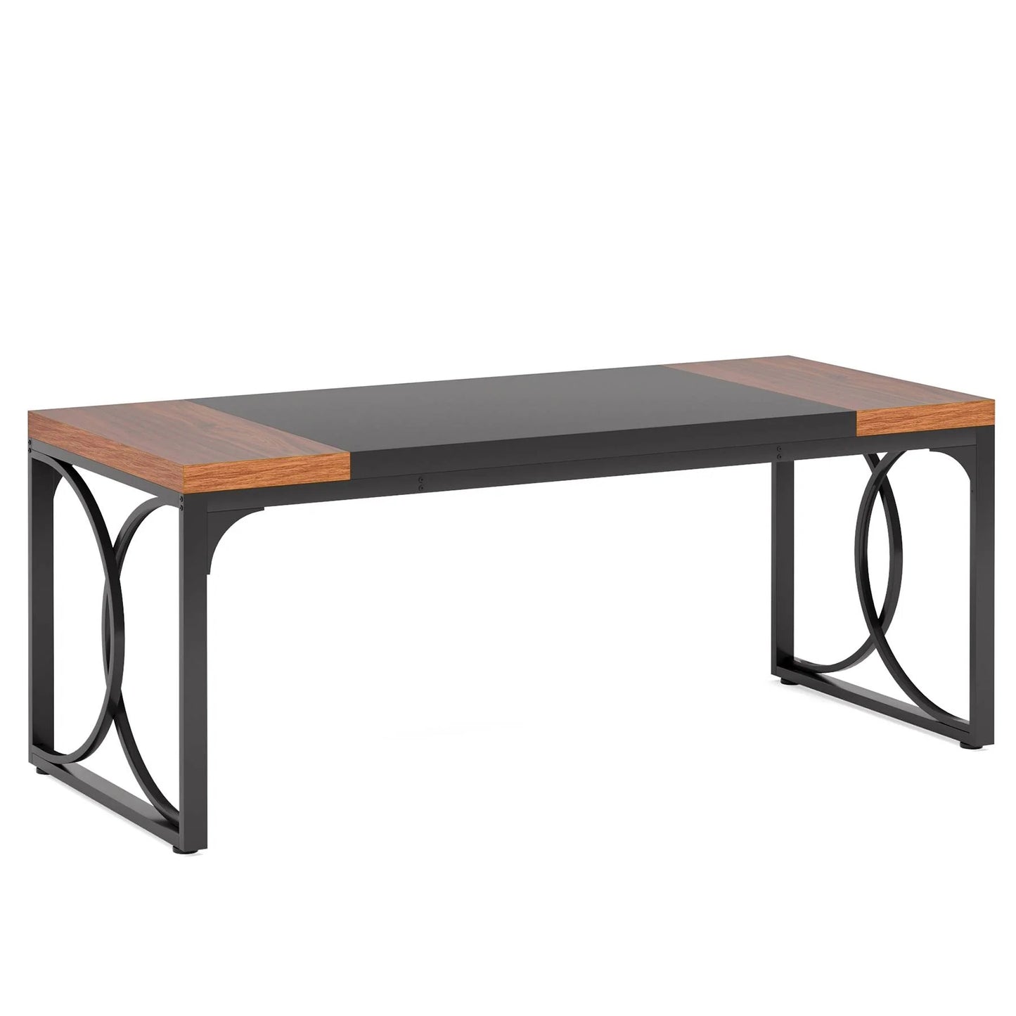 Tribesigns Executive Desk, 62.99" Office Computer Desk with Metal Frame