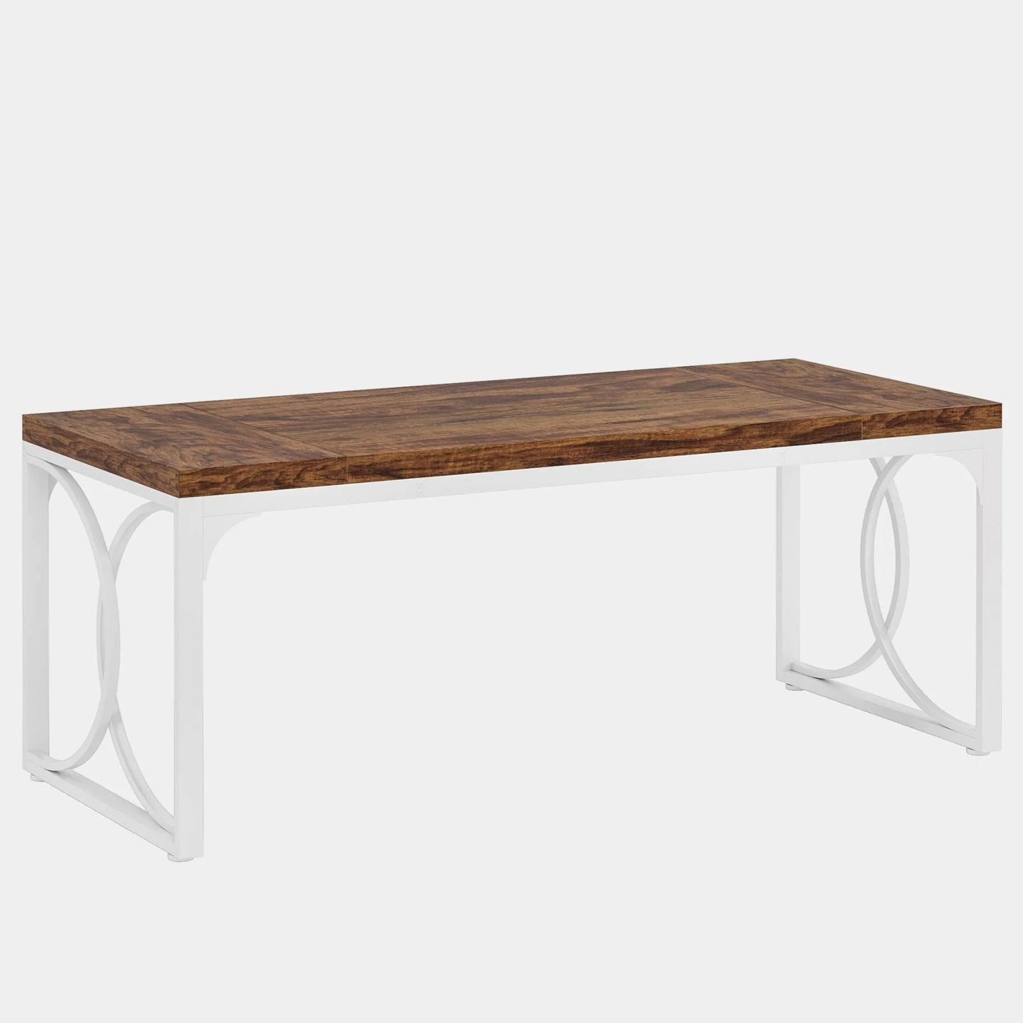 Tribesigns Executive Desk, 62.99" Office Computer Desk with Metal Frame