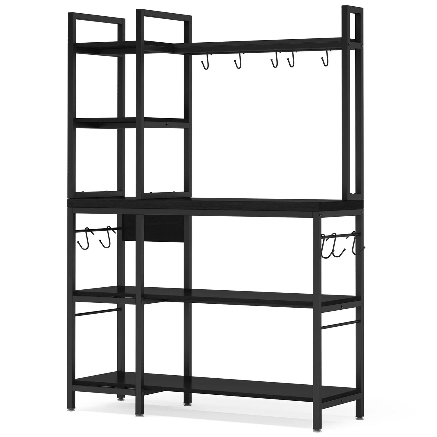 Tribesigns Kitchen Baker's Rack, 5-Tier Utility Storage Shelf with Hutch