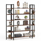 Tribesigns Triple Wide 6-Shelf Bookshelves , 6-Tier Large Etagere Bookcase
