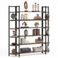 Tribesigns Triple Wide 6-Shelf Bookshelves , 6-Tier Large Etagere Bookcase